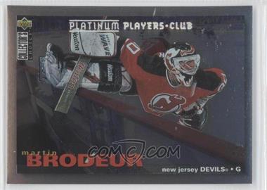 1995-96 Upper Deck Collector's Choice - [Base] - Platinum Player's Club #204 - Martin Brodeur