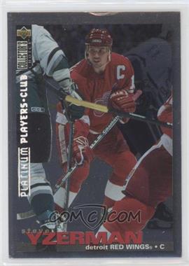 1995-96 Upper Deck Collector's Choice - [Base] - Platinum Player's Club #266 - Steve Yzerman