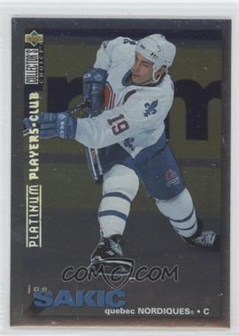 1995-96 Upper Deck Collector's Choice - [Base] - Platinum Player's Club #288 - Joe Sakic