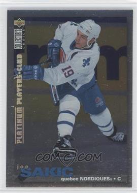 1995-96 Upper Deck Collector's Choice - [Base] - Platinum Player's Club #288 - Joe Sakic