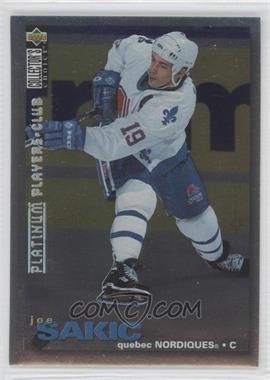 1995-96 Upper Deck Collector's Choice - [Base] - Platinum Player's Club #288 - Joe Sakic