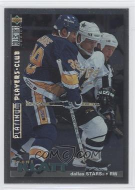 1995-96 Upper Deck Collector's Choice - [Base] - Platinum Player's Club #36 - Trent Klatt