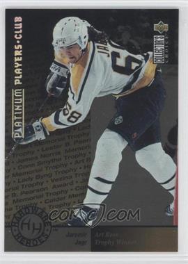 1995-96 Upper Deck Collector's Choice - [Base] - Platinum Player's Club #389 - Hardware Heroes - Jaromir Jagr