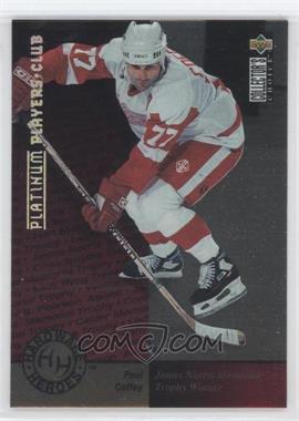 1995-96 Upper Deck Collector's Choice - [Base] - Platinum Player's Club #390 - Hardware Heroes - Paul Coffey