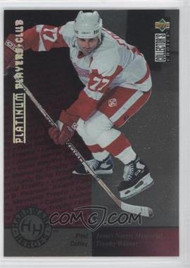 1995-96 Upper Deck Collector's Choice - [Base] - Platinum Player's Club #390 - Hardware Heroes - Paul Coffey