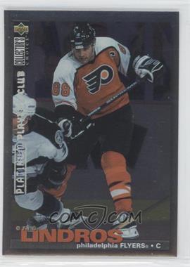 1995-96 Upper Deck Collector's Choice - [Base] - Platinum Player's Club #57 - Eric Lindros