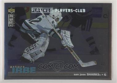 1995-96 Upper Deck Collector's Choice - [Base] - Platinum Player's Club #64 - Arturs Irbe