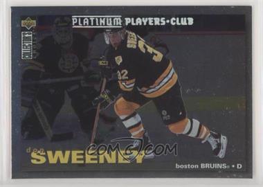 1995-96 Upper Deck Collector's Choice - [Base] - Platinum Player's Club #91 - Don Sweeney [EX to NM]