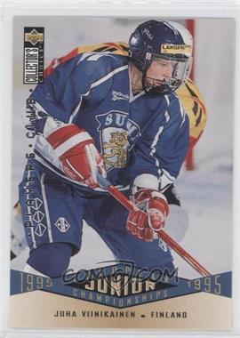 1995-96 Upper Deck Collector's Choice - [Base] - Player's Club #329 - European Junior Championships - Juha Viinikainen