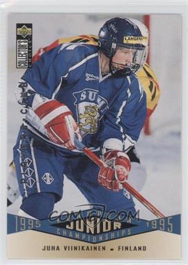 1995-96 Upper Deck Collector's Choice - [Base] - Player's Club #329 - European Junior Championships - Juha Viinikainen