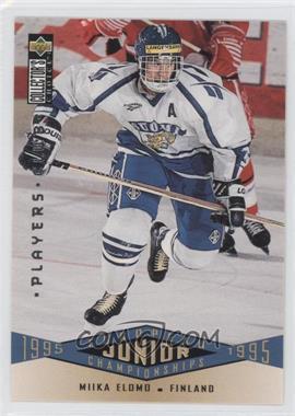 1995-96 Upper Deck Collector's Choice - [Base] - Player's Club #333 - European Junior Championships - Miika Elomo