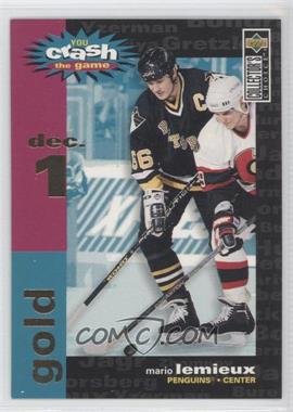 1995-96 Upper Deck Collector's Choice - Crash the Game Redemption - Gold #C25.2 - Mario Lemieux (Dec. 1)