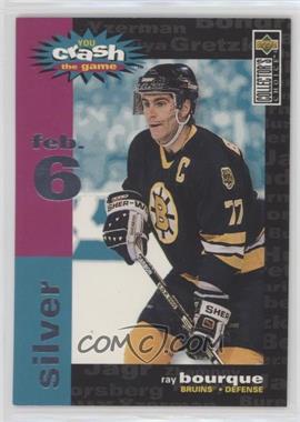 1995-96 Upper Deck Collector's Choice - Crash the Game Redemption - Silver #C24.3 - Ray Bourque (Feb. 6)