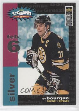 1995-96 Upper Deck Collector's Choice - Crash the Game Redemption - Silver #C24.3 - Ray Bourque (Feb. 6)
