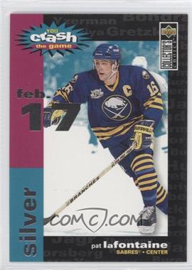 1995-96 Upper Deck Collector's Choice - Crash the Game Redemption - Silver #C27.3 - Pat LaFontaine (Feb. 17)