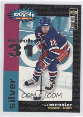 1995-96 Upper Deck Collector's Choice - Crash the Game Redemption - Silver #C6.3 - Mark Messier (March 31)