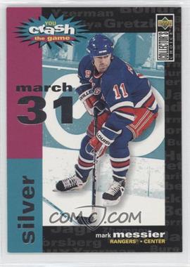 1995-96 Upper Deck Collector's Choice - Crash the Game Redemption - Silver #C6.3 - Mark Messier (March 31)