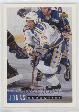 1995-96 Upper Deck Swedish - [Base] #105 - Jonas Bergqvist