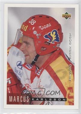 1995-96 Upper Deck Swedish - [Base] #158 - Marcus Karlsson