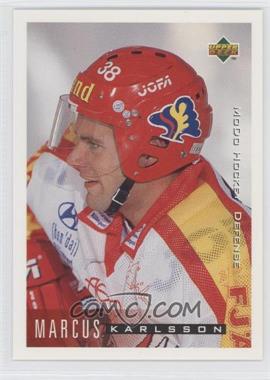 1995-96 Upper Deck Swedish - [Base] #158 - Marcus Karlsson
