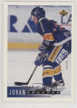 1995-96 Upper Deck Swedish - [Base] #93 - Johan Brummer