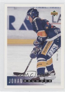 1995-96 Upper Deck Swedish - [Base] #93 - Johan Brummer