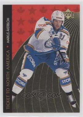 1995-96 Upper Deck Swedish - Ticket to North America #NA13 - Markus Akerblom