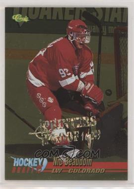 1995 Classic Draft - [Base] - Gold Printers Proof #43 - Nic Beaudoin /249