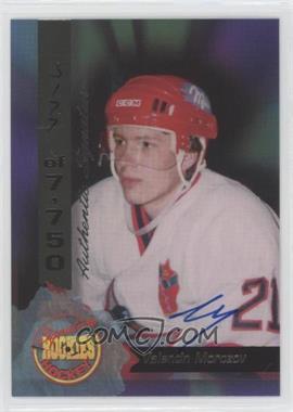 1995 Signature Rookies - [Base] - Signatures #68 - Valentin Morozov /7750