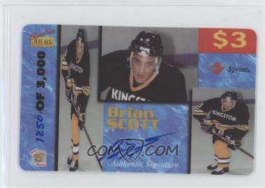 1995 Signature Rookies Auto-Phonex - Calling Card $3 - Signatures #38 - Brian Scott /3000