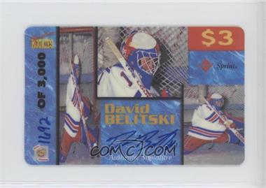 1995 Signature Rookies Auto-Phonex - Calling Card $3 - Signatures #5 - David Belitski /3000