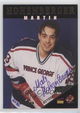 1995 Signature Rookies Draft Day - [Base] - Signatures #15 - Martin Hohenberger /4500
