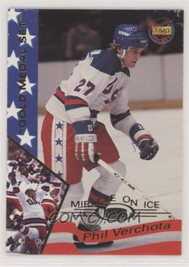 1995 Signature Rookies Miracle on Ice 1980 - [Base] - Gold Medal Set #37 - Phil Verchota