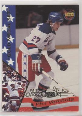 1995 Signature Rookies Miracle on Ice 1980 - [Base] - Gold Medal Set #37 - Phil Verchota