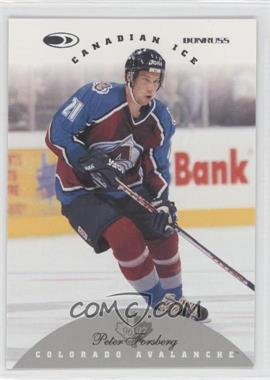1996-97 Donruss Canadian Ice - [Base] #6 - Peter Forsberg