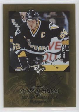 1996-97 Donruss Canadian Ice - Scrapbook #_NoN - Mario Lemieux (Signature) /1200