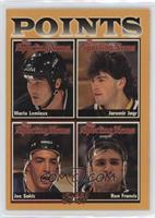 Mario Lemieux, Jaromir Jagr, Joe Sakic, Ron Francis [EX to NM]