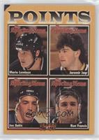 Mario Lemieux, Jaromir Jagr, Joe Sakic, Ron Francis