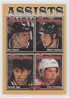 Ron Francis, Mario Lemieux, Jaromir Jagr, Peter Forsberg [EX to NM]