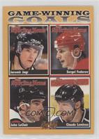 Jaromir Jagr, Sergei Fedorov, Claude Lemieux, John LeClair