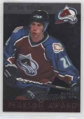 1996-97 Fleer - Pearson Award #3 - Peter Forsberg