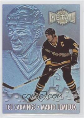 1996-97 Fleer Metal Universe - Ice Carvings - Super Power #10 - Mario Lemieux