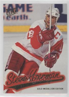 1996-97 Fleer Ultra - [Base] - Gold Medallion #G-56 - Steve Yzerman