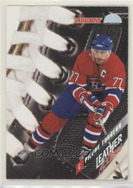 1996-97 Leaf - Leather & Laces - Promo #18.2 - Pierre Turgeon (XXXX/5000)