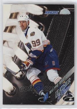 1996-97 Leaf - Leather & Laces - Promo #8 - Wayne Gretzky /5000