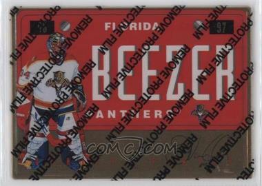 1996-97 Leaf Preferred - Vanity Plates - Gold #2 - John Vanbiesbrouck