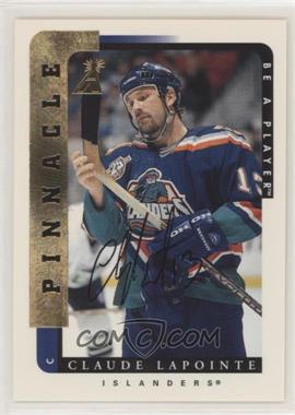 1996-97 Pinnacle Be A Player - [Base] - Autographs #200 - Claude Lapointe