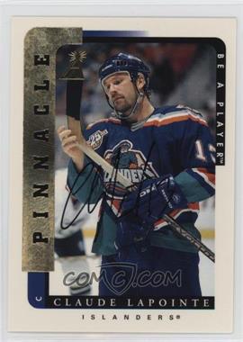 1996-97 Pinnacle Be A Player - [Base] - Autographs #200 - Claude Lapointe