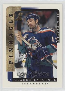 1996-97 Pinnacle Be A Player - [Base] - Autographs #200 - Claude Lapointe