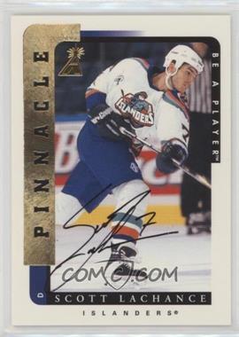 1996-97 Pinnacle Be A Player - [Base] - Autographs #27 - Scott Lachance